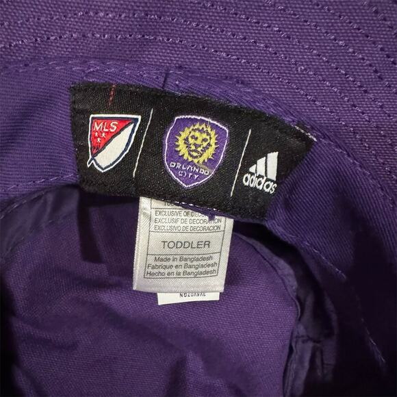Orlando City SC adidas Toddler Purple Bucket Hat Embroidered Logo FLAW - Picture 4 of 7